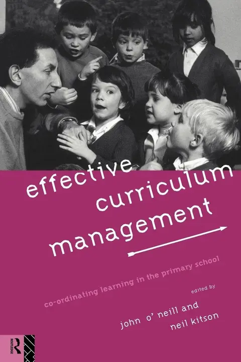 Cover of Effective Curriculum Management