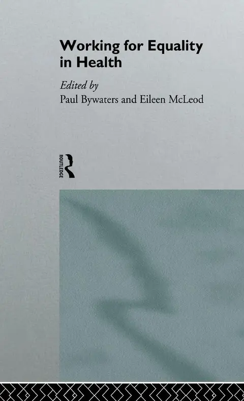 Cover of Working for Equality in Health