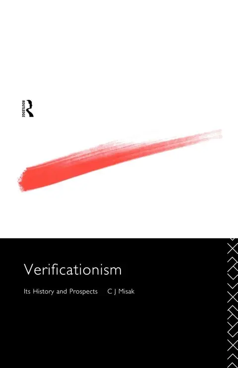 Cover of Verificationism