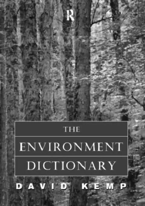 Cover of The Environment Dictionary