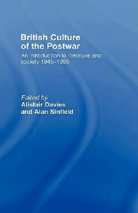 Cover of British Culture of the Post-War