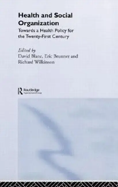 Cover of Health and Social Organization