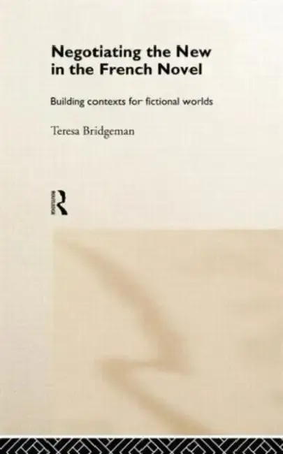 Cover of Negotiating the New in the French Novel