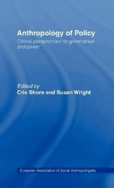 Cover of Anthropology of Policy
