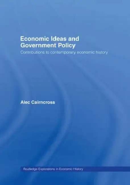 Cover of Economic Ideas and Government Policy