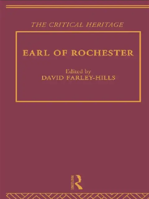 Cover of Earl of Rochester