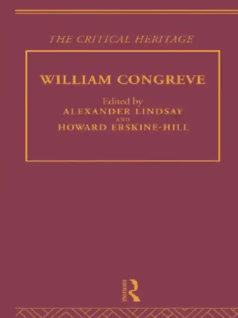 Cover of William Congreve