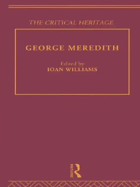 Cover of George Meredith