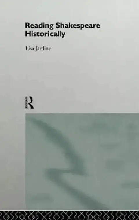 Cover of Reading Shakespeare Historically