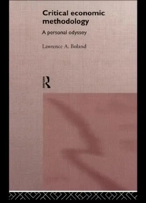 Cover of Critical Economic Methodology