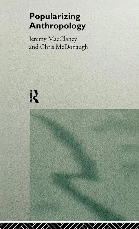 Cover of Popularizing Anthropology