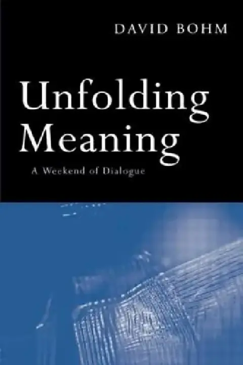 Cover of Unfolding Meaning