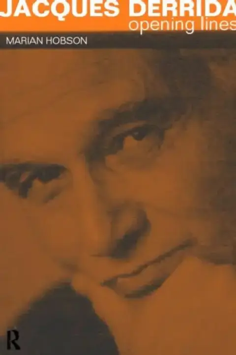 Cover of Jacques Derrida