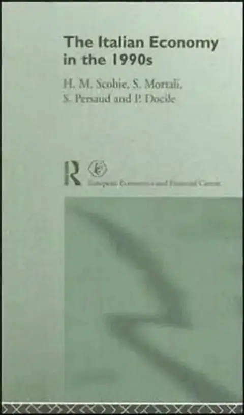 Cover of The Italian Economy in the 1990s