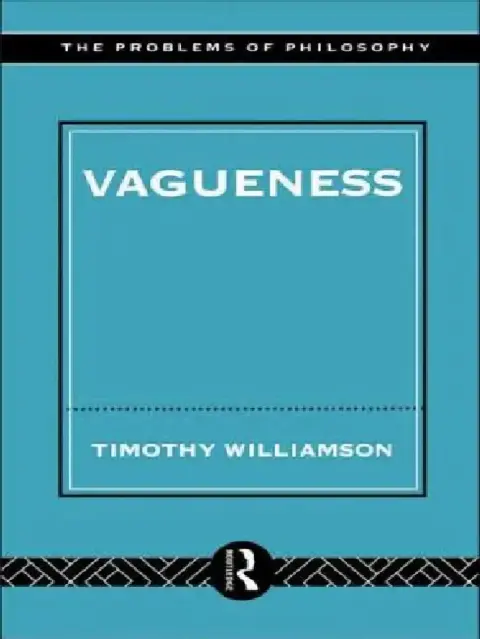 Cover of Vagueness