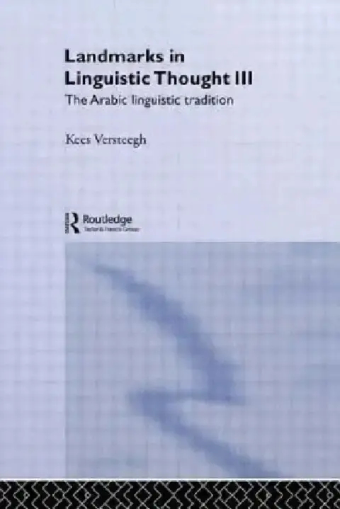 Cover of Landmarks in Linguistic Thought Volume III