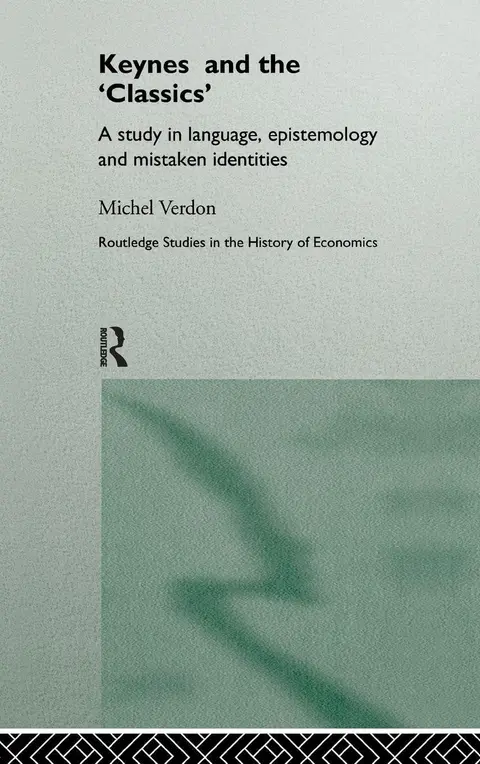Cover of Keynes and the 'Classics'