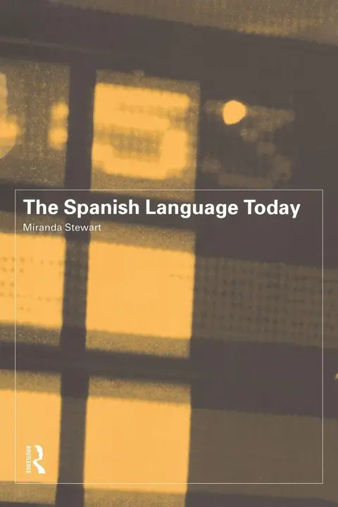 Cover of The Spanish Language Today