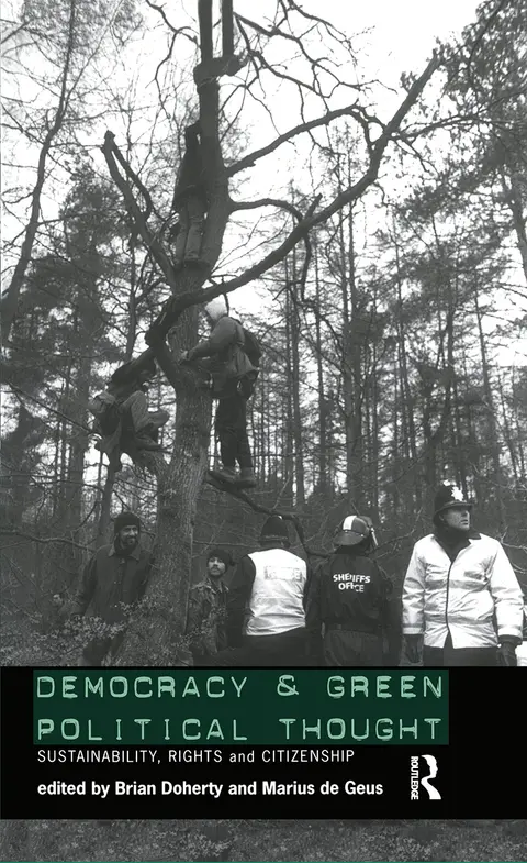 Cover of Democracy and Green Political Thought