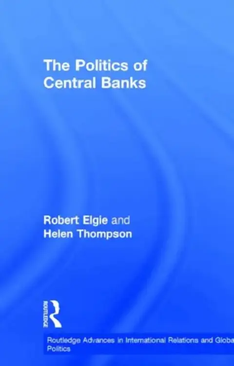Cover of The Politics of Central Banks