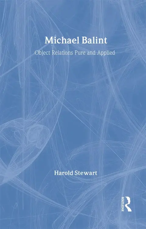 Cover of Michael Balint