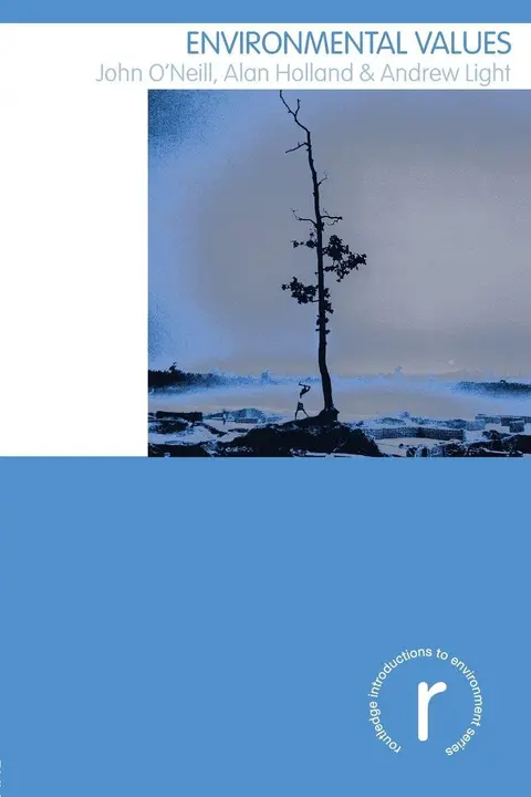 Cover of Environmental Values