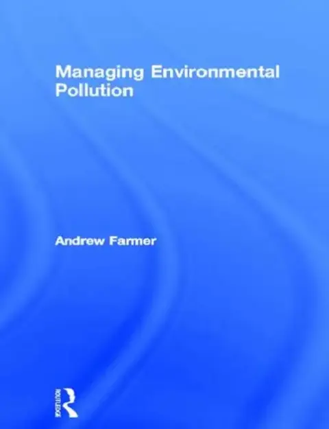 Cover of Managing Environmental Pollution