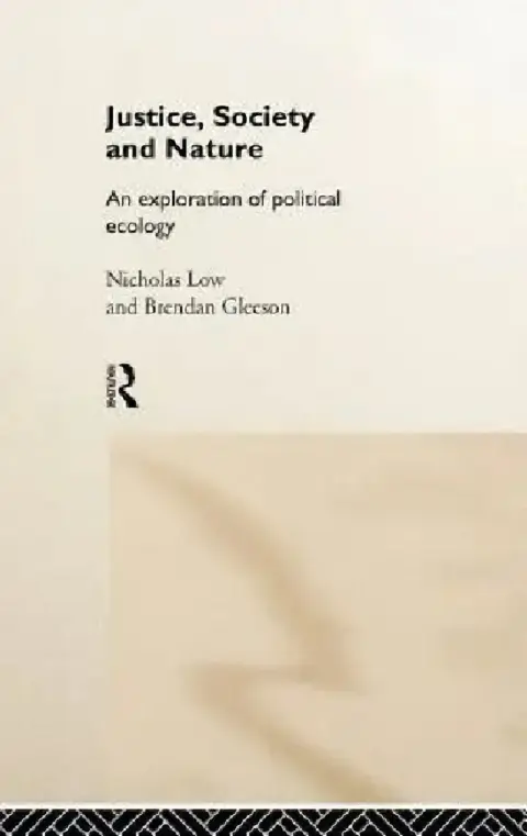 Cover of Justice, Society and Nature