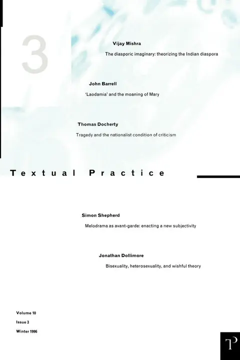 Cover of Textual Practice 10