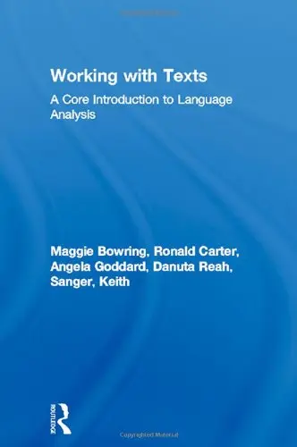 Cover of Working with Texts