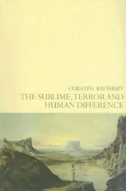 Cover of The Sublime, Terror and Human Difference
