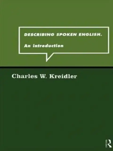 Cover of Describing Spoken English