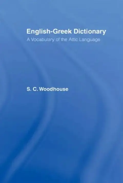 Cover of English-Greek Dictionary