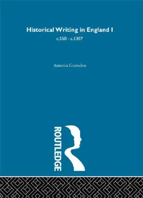 Cover of Historical Writing in England