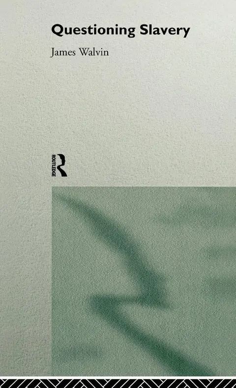 Cover of Questioning Slavery