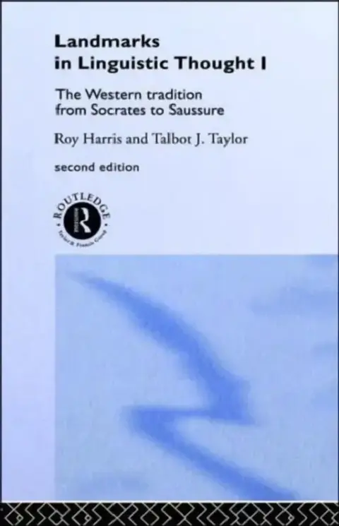 Cover of Landmarks in Linguistic Thought Volume I