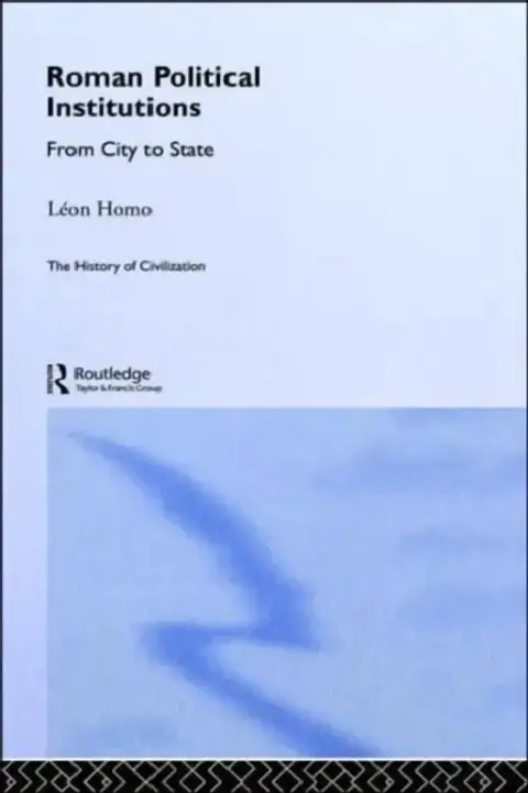 Cover of Roman Political Institutions