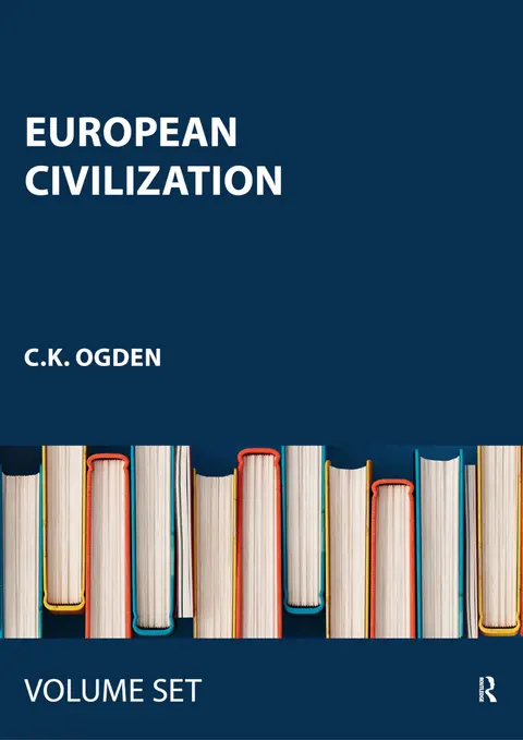 Cover of European Civilization