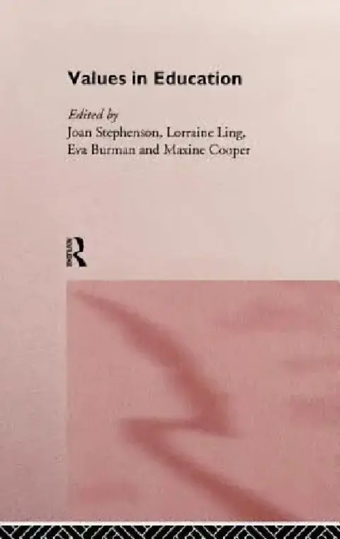 Cover of Values in Education