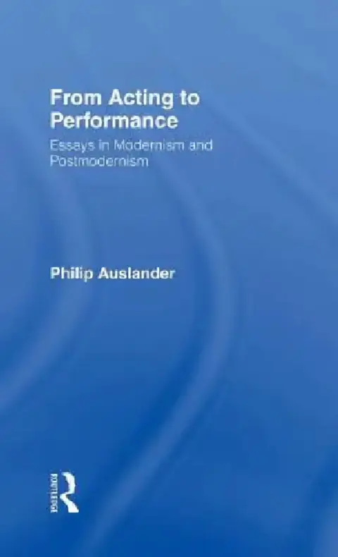 Cover of From Acting to Performance