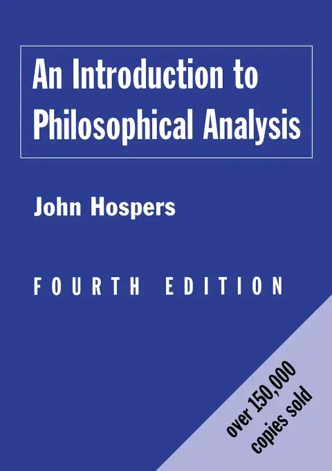 Cover of An Introduction to Philosophical Analysis