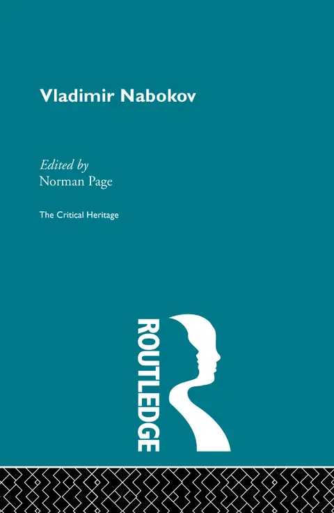 Cover of Vladimir Nabokov