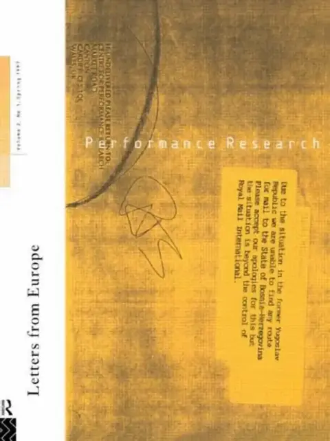 Cover of Performance Research
