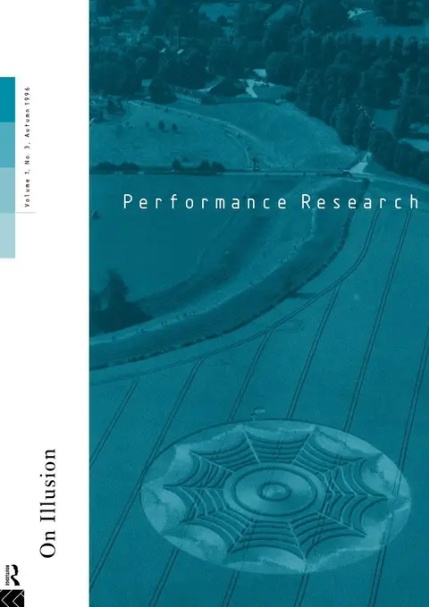 Cover of Performance Research 1.3