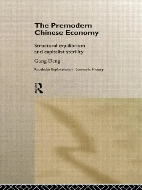 Cover of The Premodern Chinese Economy