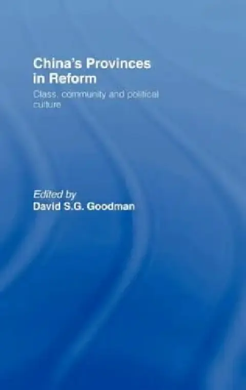 Cover of China's Provinces in Reform