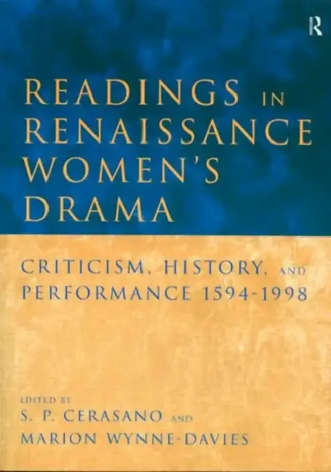 Cover of Readings in Renaissance Women's Drama