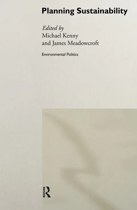 Cover of Planning Sustainability
