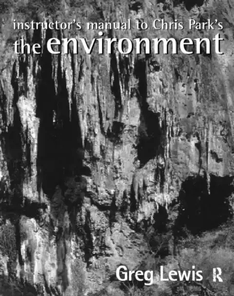 Cover of Instructor's Manual to Chris Park's The Environment