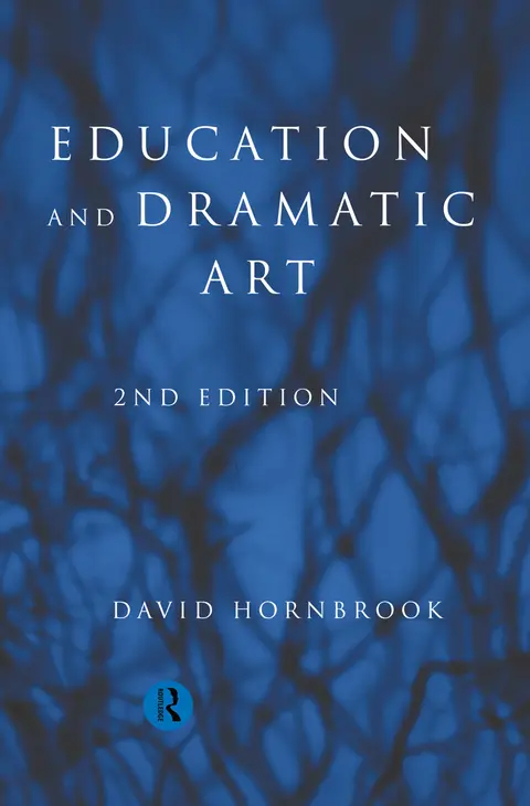 Cover of Education and Dramatic Art